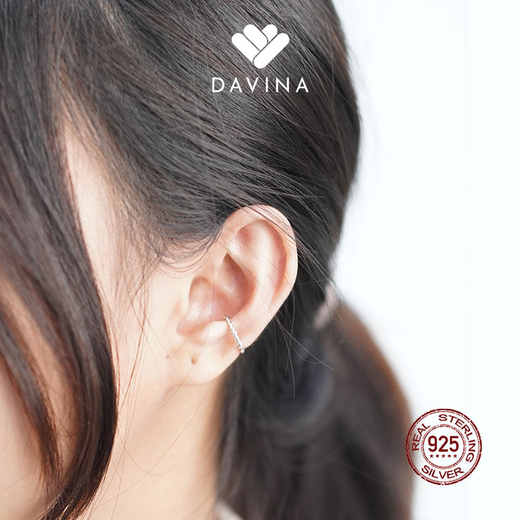 DAVINA Ladies Kara Earrings Sterling Silver 925