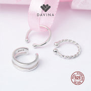 DAVINA Ladies Kara Earrings Sterling Silver 925