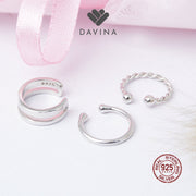 DAVINA Ladies Xena Earrings Sterling Silver 925