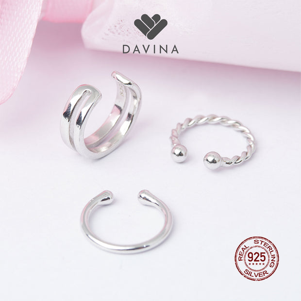 DAVINA Ladies Olin Earrings Sterling Silver 925