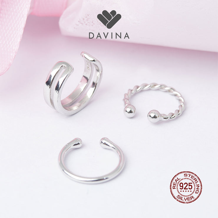 DAVINA Ladies Olin Earrings Sterling Silver 925