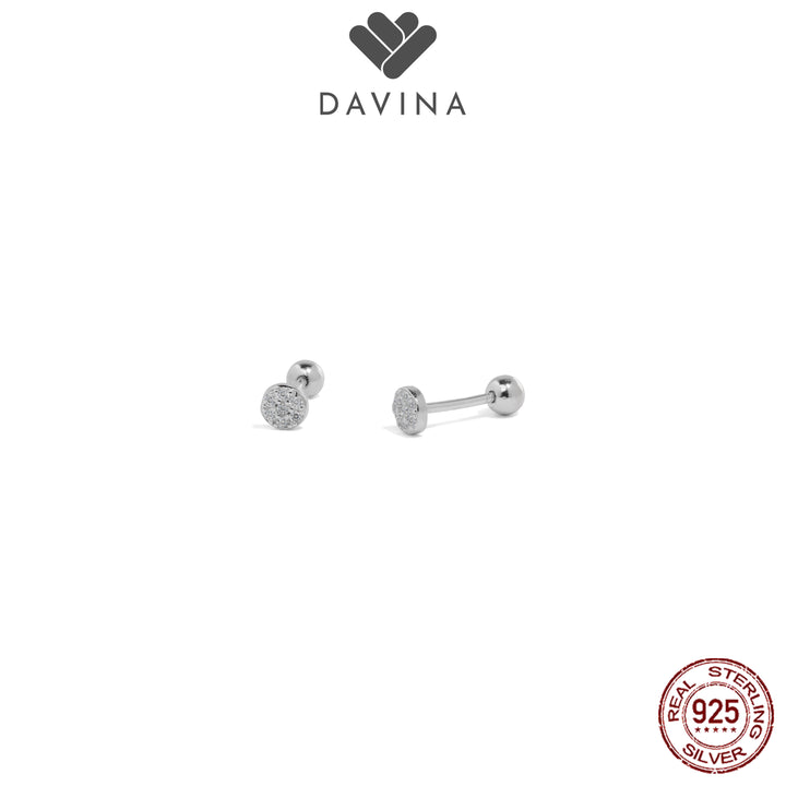 DAVINA Ladies Onav Earrings Sterling Silver 925