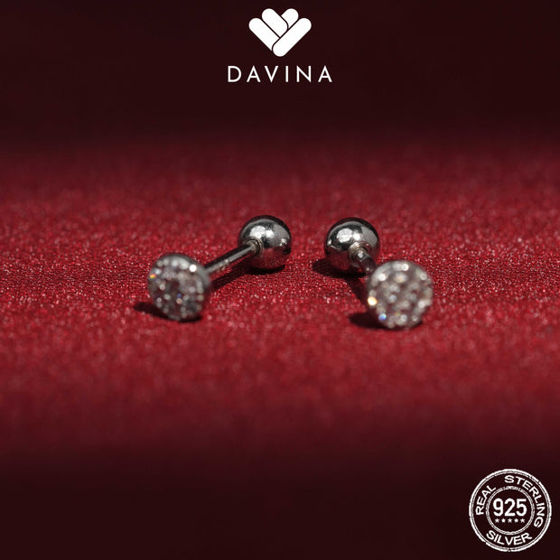 DAVINA Ladies Onav Earrings Sterling Silver 925