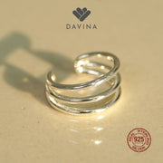 DAVINA Ladies Kyra Earrings Sterling Silver 925