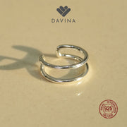 DAVINA Ladies Clea Earrings Sterling Silver 925