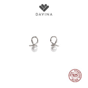 Davina Ladies Corlly Earrings Silver Color S925