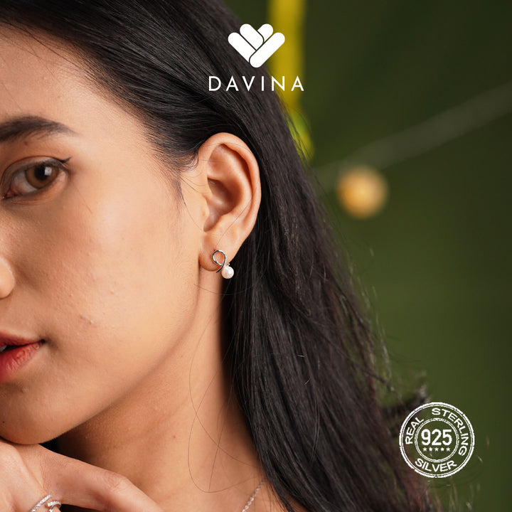 Davina Ladies Corlly Earrings Sterling Silver 925