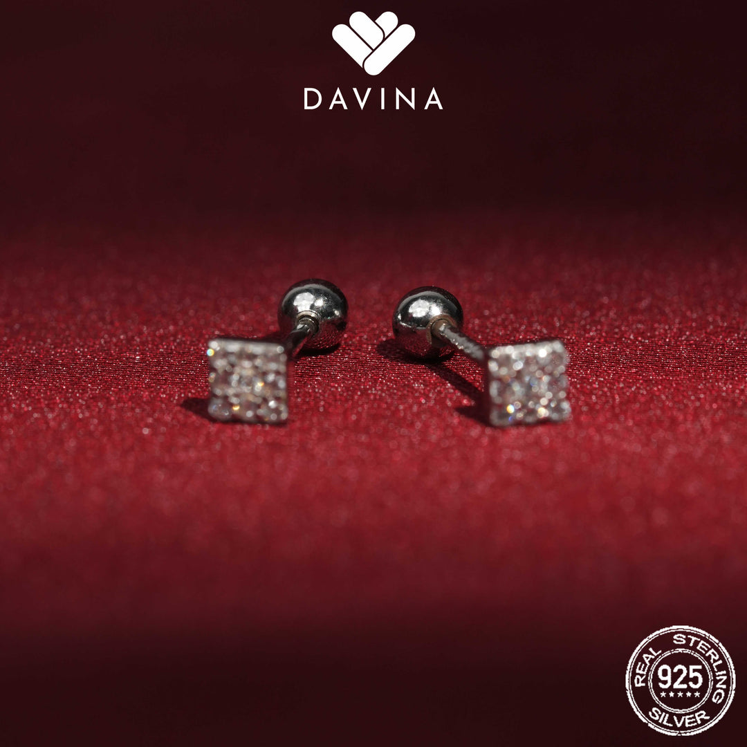 DAVINA Ladies Kianney Earrings Sterling Silver 925