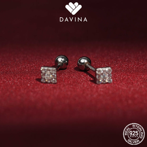 DAVINA Ladies Kianney Earrings Sterling Silver 925