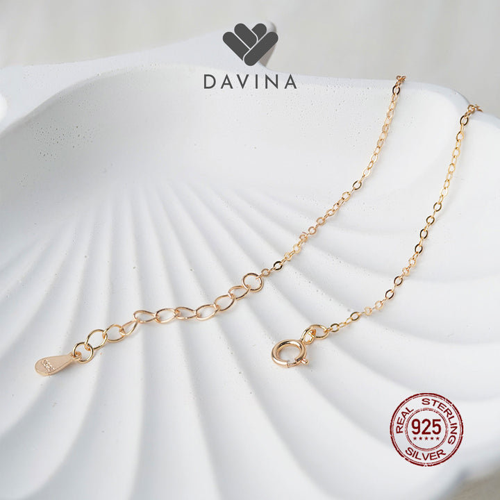DAVINA Ladies Lovels Bracelet Rose Gold Plated Sterling Silver 925