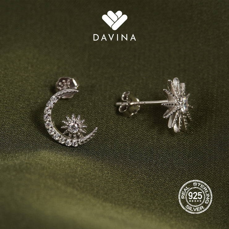 DAVINA Ladies Xylia Earrings Sterling Silver 925