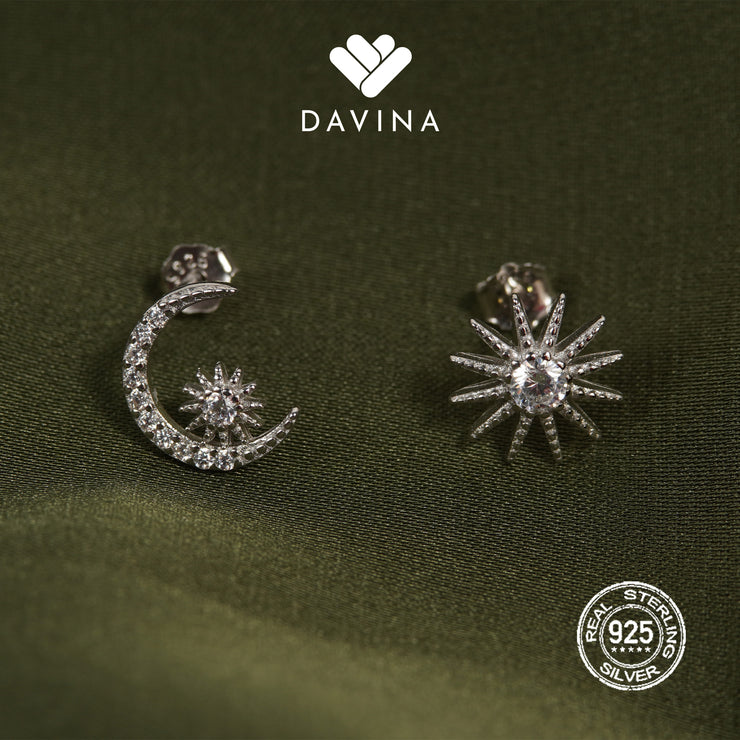 DAVINA Ladies Xylia Earrings Sterling Silver 925