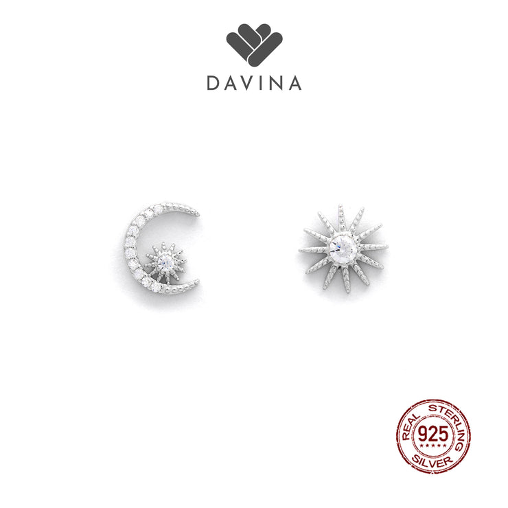 DAVINA Ladies Xylia Earrings Sterling Silver 925