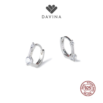 DAVINA Ladies Calya Earrings Sterling Silver 925