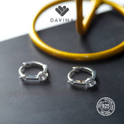 DAVINA Ladies Calya Earrings Sterling Silver 925