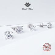 DAVINA Ladies Alana Earrings Sterling Silver 925