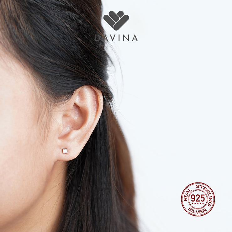 DAVINA Ladies Alana Earrings Sterling Silver 925