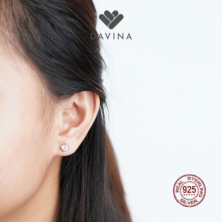 DAVINA Ladies Alana Earrings Sterling Silver 925