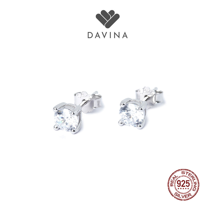 DAVINA Ladies Alana Earrings Sterling Silver 925