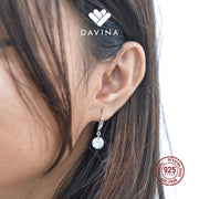 DAVINA Ladies Jaelyn Earrings Sterling Silver 925