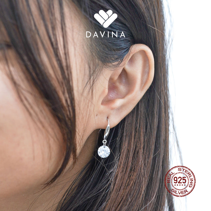 DAVINA Ladies Jaelyn Earrings Sterling Silver 925