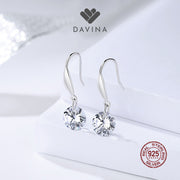 DAVINA Ladies Jaelyn Earrings Sterling Silver 925