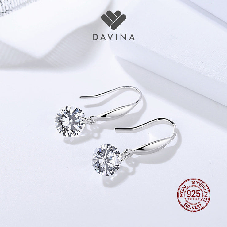 DAVINA Ladies Jaelyn Earrings Sterling Silver 925