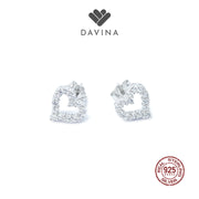 DAVINA Ladies Luvvy Earrings Sterling Silver 925