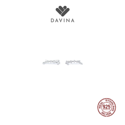 DAVINA Ladies Poppy Earrings Small Sterling Silver 925