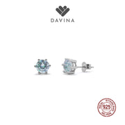 DAVINA Ladies Lucia Earrings Sterling Silver 925