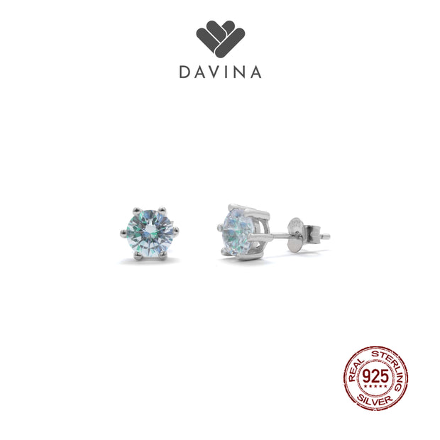 DAVINA Ladies Lucia Earrings Sterling Silver 925