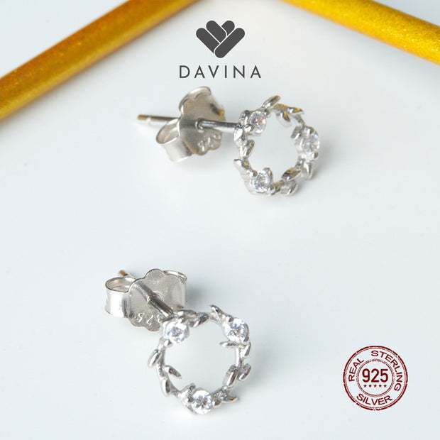 DAVINA Ladies Misca Earrings Sterling Silver 925