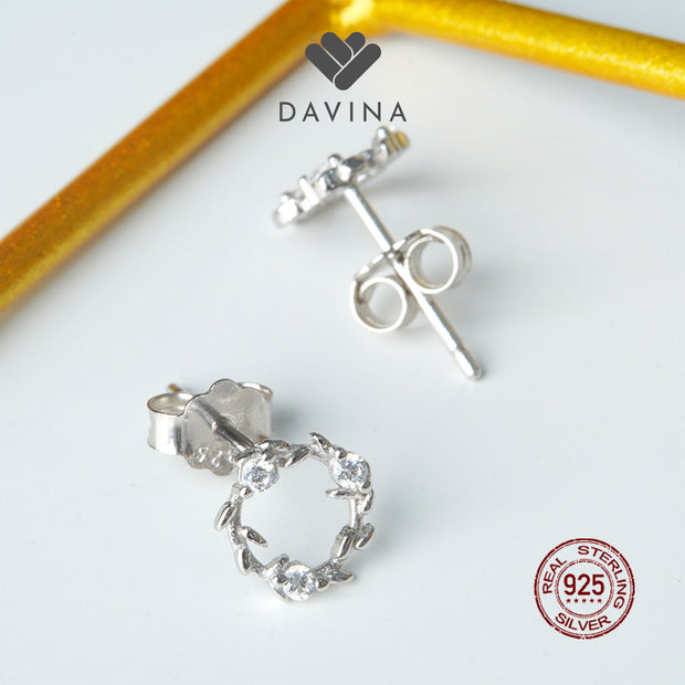 DAVINA Ladies Misca Earrings Sterling Silver 925