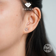 DAVINA Ladies Misca Earrings Sterling Silver 925