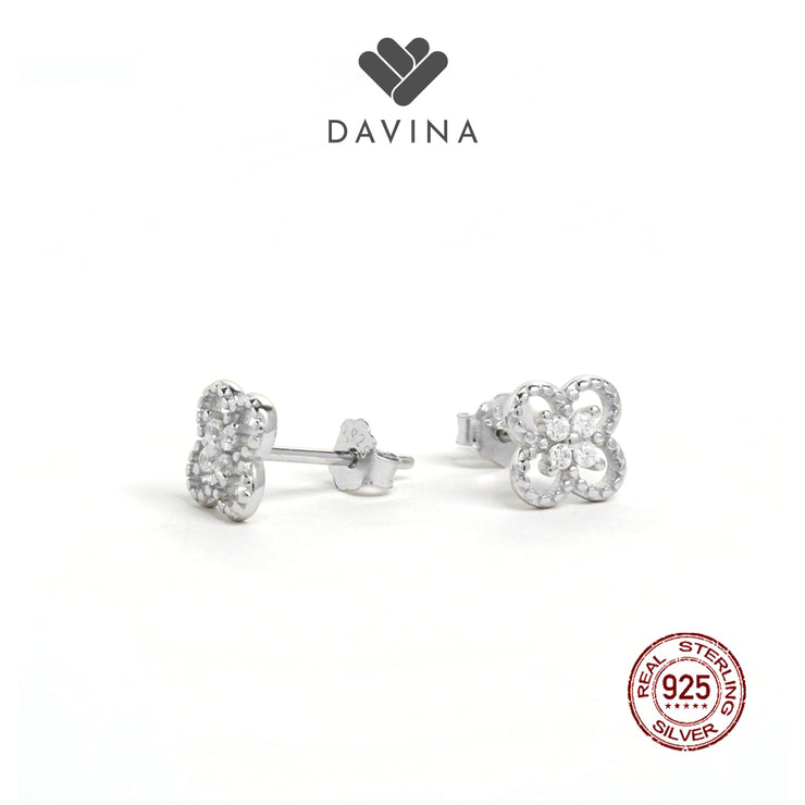 DAVINA Ladies Dianey Earrings Sterling Silver 925