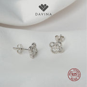 DAVINA Ladies Dianey Earrings Sterling Silver 925