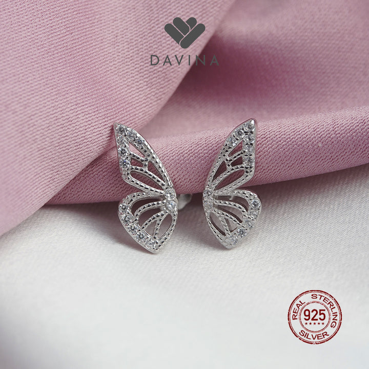 DAVINA Ladies Kyara Earrings Sterling Silver 925