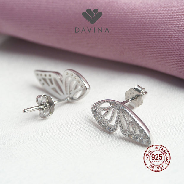 DAVINA Ladies Kyara Earrings Sterling Silver 925