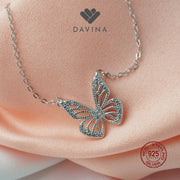 DAVINA Ladies Kyara Necklace Sterling Silver 925