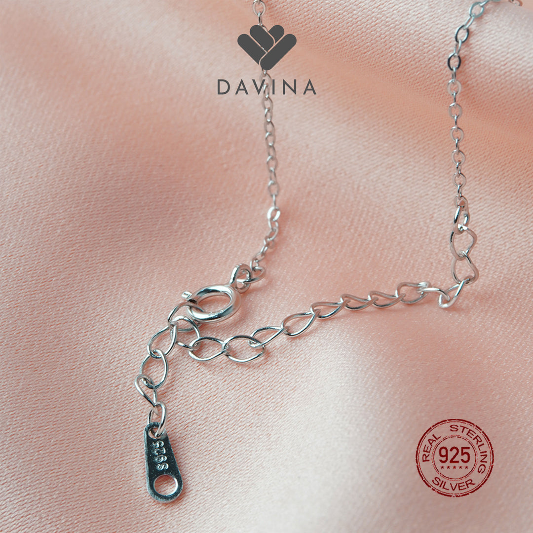 DAVINA Ladies Kyara Necklace Sterling Silver 925