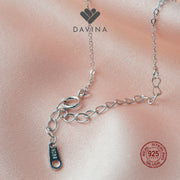 DAVINA Ladies Kyara Necklace Sterling Silver 925