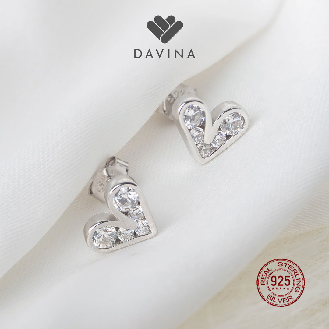 DAVINA Ladies Levela Earrings Sterling Silver 925