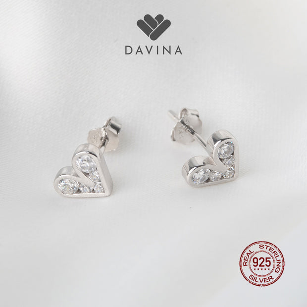 DAVINA Ladies Levela Earrings Sterling Silver 925