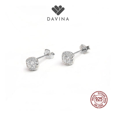 DAVINA Ladies Leilanie Earrings Sterling Silver 925