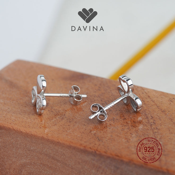 DAVINA Ladies Elver Earrings Sterling Silver 925