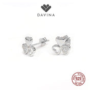 DAVINA Ladies Elver Earrings Sterling Silver 925