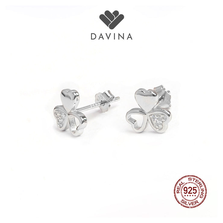 DAVINA Ladies Elver Earrings Sterling Silver 925