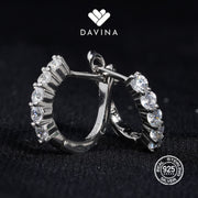 DAVINA Ladies Velen Earrings Sterling Silver 925