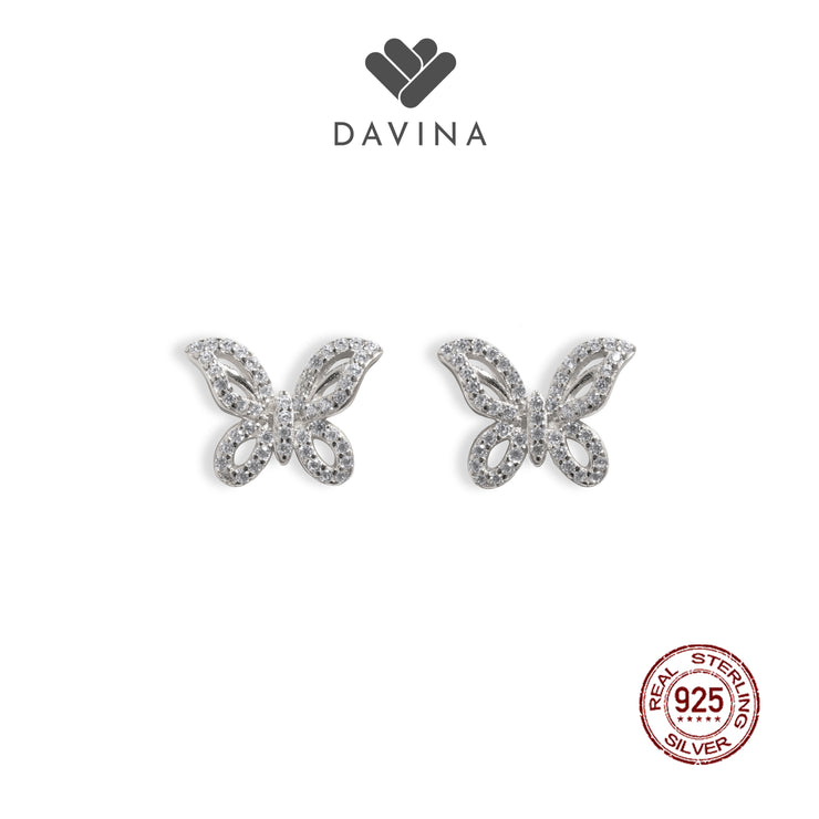 DAVINA Ladies Emersyn Earrings Sterling Silver 925