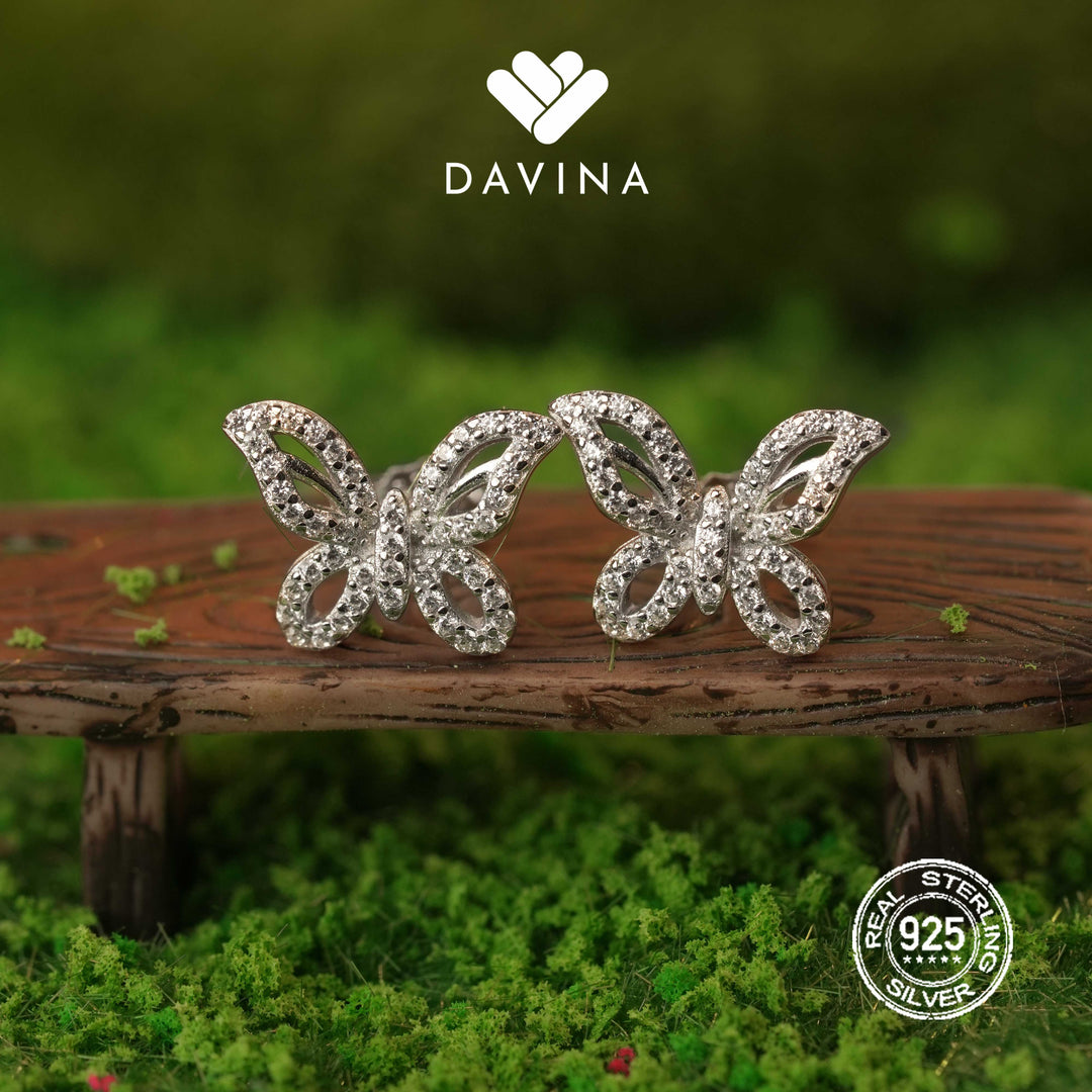 DAVINA Ladies Emersyn Earrings Sterling Silver 925